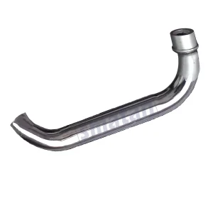 Smatan-bajaj-discover-125-silencer-bend-pipe-discover-135-silencer-front-pipe-without-flange-(chrome)