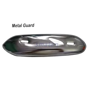 Smatan Honda Activa 3g Silencer Guard Activa Exhaust Heat Shield Cover (chrome)